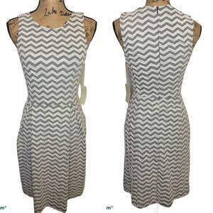 41 Hawthorn Black & White Jace Chevron Print Dress